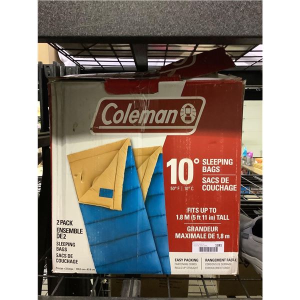 Coleman Sleeping Bag 2-Pack
