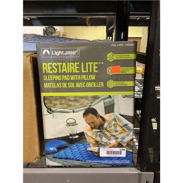 Light Speed Sleeping Pad w/ Pillow