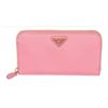 Image 1 : Prada Pink Leather Compact Zippy Wallet