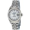 Image 3 : Rolex Ladies Stainless Steel Mother Of Pearl Diamond Quickset Datejust Wristwatc