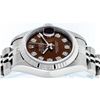 Image 9 : Rolex Ladies Stainless Steel Mother Of Pearl Diamond Quickset Datejust Wristwatc