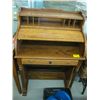 Image 1 : SMALL SINGLE DRAWER ROLLTOP DESK