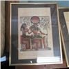 Image 2 : 2 EGYPTIAN PRINTS ON PAPYRUS PAPER