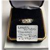 Image 1 : LADIES 14KT & 18KT DIAMOND TRINITY RING WITH APPRAISAL $2770. SZ 8.5