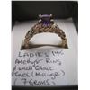 Image 2 : LADIES 14KT AMETHYST RING WITH SMALL COLOURED STONES (2 MISSING), 7GR, SZ 8.5