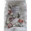 Image 2 : PANDORA SILVER BRACELET WITH 14 ASST. CHARMS