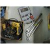 Image 2 : BOX OF MISC. AS IS TOOLS, 3/4" DRIVE RATCHETS, ETC.
