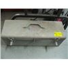 Image 1 : METAL TOOL BOX WITH ASST. ELECTRICAL WIRE & TESTERS