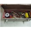 Image 2 : METAL TOOL BOX WITH ASST. ELECTRICAL WIRE & TESTERS