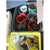 Image 2 : 2 BINS OF ASST. WIRE ELECTRICAL, LG. LAG BOLTS, ETC.