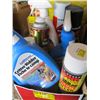 Image 2 : 3 BOXES OF ASST. CLEANERS, BROOMS, BUG SPRAY, ETC. ,