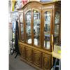 Image 1 : LG. GLASS DOORED CHINA CABINET