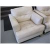 Image 2 : 3 PIECE LEATHER LOVESEAT & 2 CHAIRS