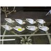 Image 1 : 8 WHITE CERAMIC DOVES