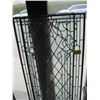 Image 1 : 2 LEADED GLASS DOOR INSERTS