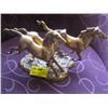 Image 1 : DECORATIVE BRASS FIGURINE OF THE 3 HORSES