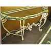 Image 2 : BRASS & METAL HALL TABLE