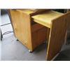 Image 2 : WOOD CABINET ON CASTERS