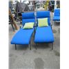 Image 1 : PAIR OF MATCHING LOUNGE CHAIRS WITH CUSHIONS