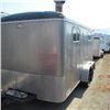 Image 2 : 2010 14' CARGO TRAILER, WITH WOOD STOVE