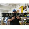 Image 1 : MAN CAVE METAL SIGN