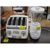 Image 1 : TFAL 4 SLICE TOASTER & HAMILTON BEACH BLENDER