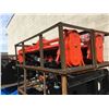 Image 2 : MOWERKING TAS81 HYDRAULIC 3 POINT PINTLE ORANGE ROTOTILLER ATTACHMENT