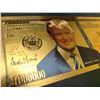 Image 3 : USA one million dollar gold clad commemorative Donald trump Foil Bank Note