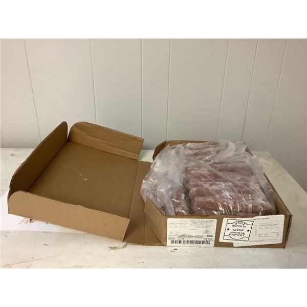 Case of Frozen Big Hill Springs Skinless Beef Wieners (4.54kg)
