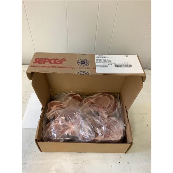 Case of Frozen Sepco Bone-In Rib End Pork Chops (5.2kg)
