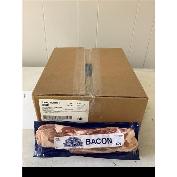 Case of Frozen Carver's Choice Stack Pack Bacon (12 x 500g)