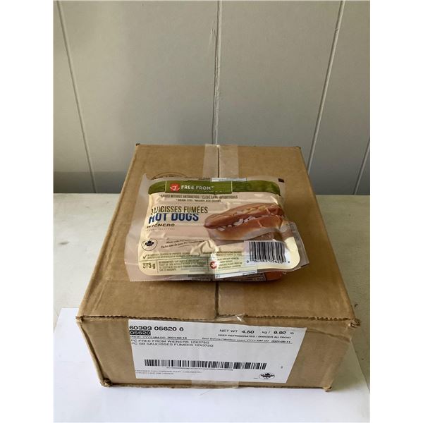 Case of Frozen Presidents Choice Wieners (12 x 375g)