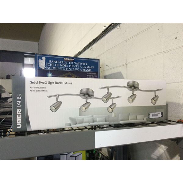 UberHaus Set of Two 3-Light Track Fixtures