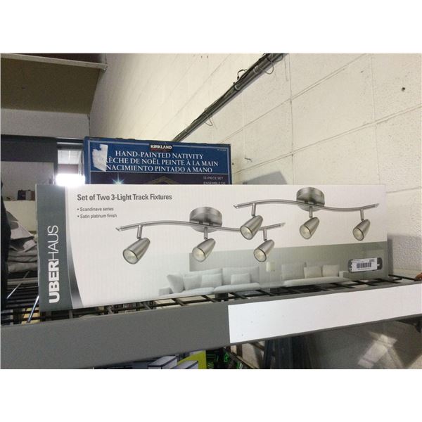 UberHaus Set of Two 3-Light Track Fixtures