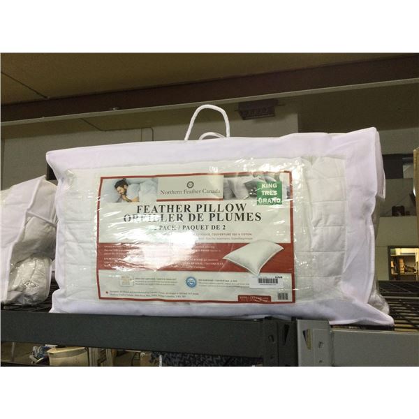 Northern Feather Canada King Size Pillow 2-Pack