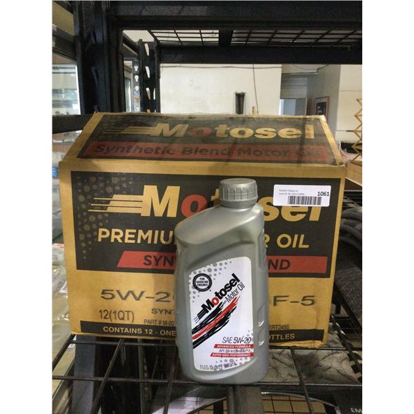 Case of Motosel 5W-20 Advanced Formula Motor Oil (12 x 946mL)