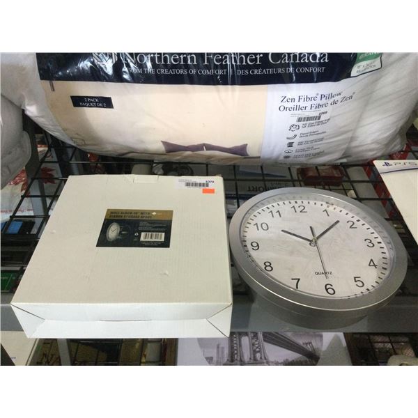 Prograde 10in Wall Clock w/ Hidden Storage Space