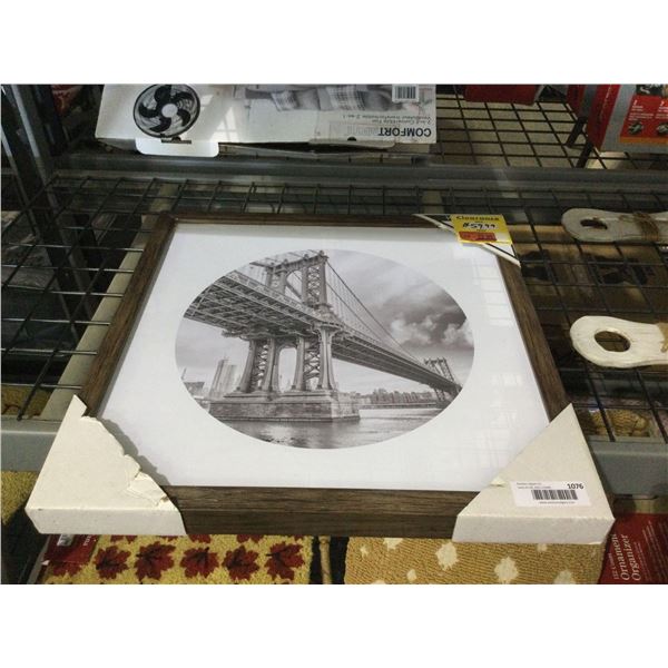 Bridge Framed Artwork (20in x 20in)