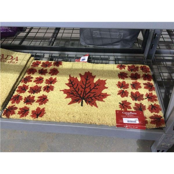 Canadiana Maple Leaf Door Mat (18in x 30in)