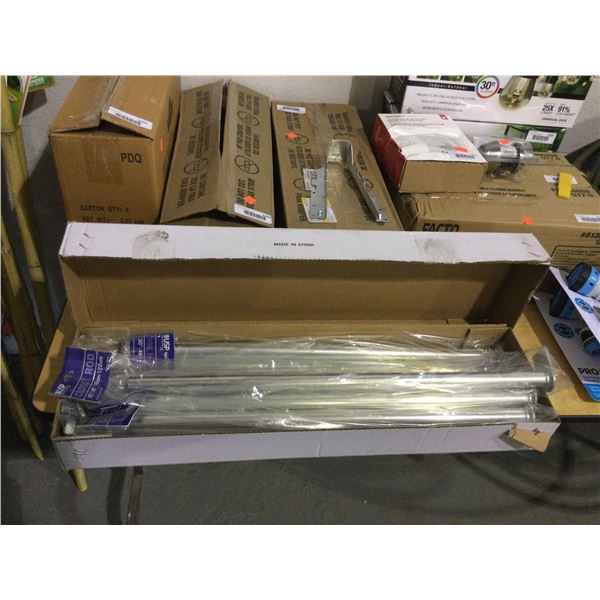 Case of 10 USP Zinc Closet Rods (30-48in)