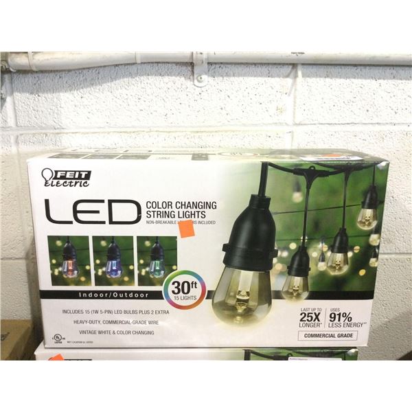Feit Electric 30ft LED Color Changing String Lights