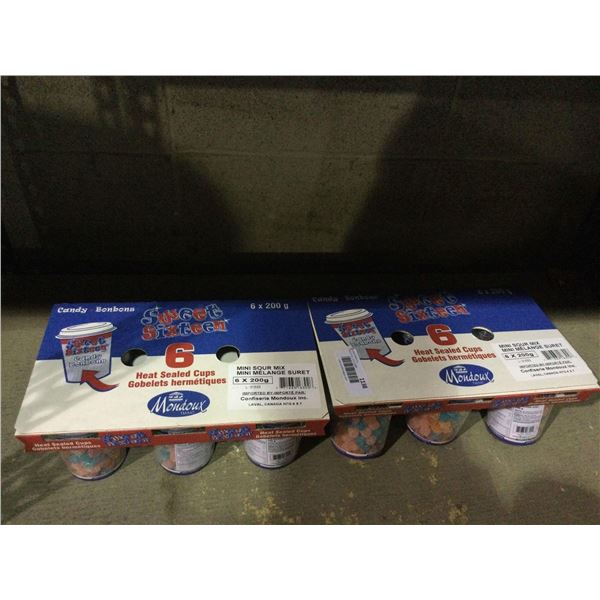 Sweet Sixteen Candy Cups (6 x 200g) Lot of 2