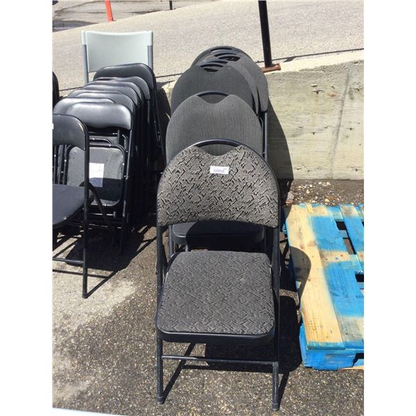 Folding Chairs Lot of 8
