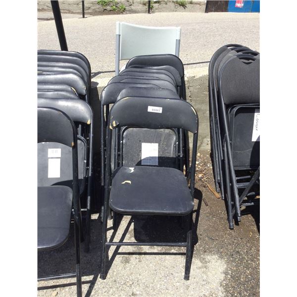 Folding Chairs Lot of 10