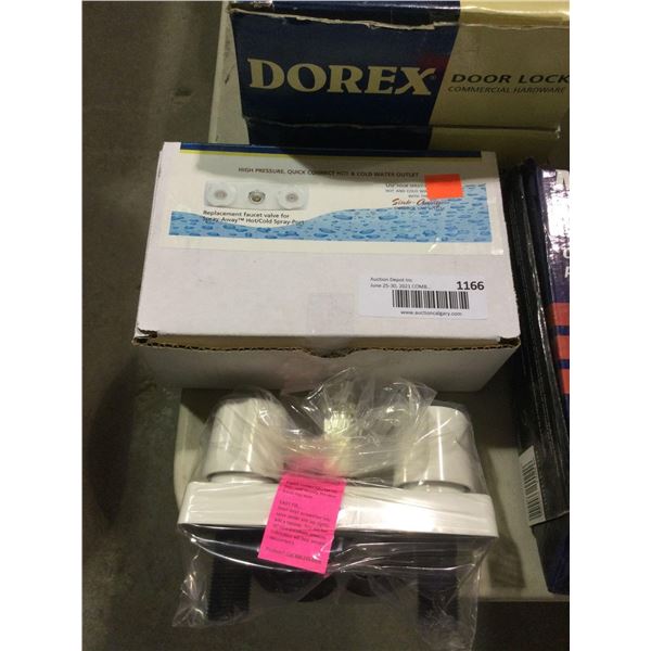 D&W Replacement Faucet Valve for Spray Away Hold/Cold Spray-Port