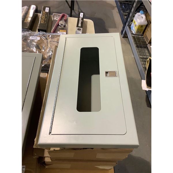 5lb Fire Extinguisher Cabinet (No Hardware/Plastic Cover) (8in W x 17in H x 5in D)