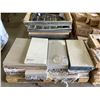 Image 1 : Pallet of Tile Assorted Style/Sizes - 13 Boxes/Bundles