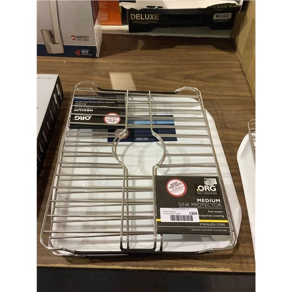 ORG Stainless Steel Sink Protector and Drain Board