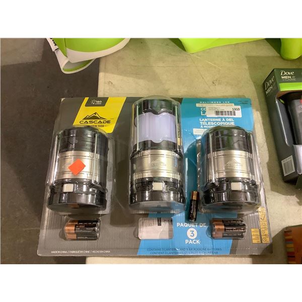 Cascade Mountain Tech Pop-Up Lantern 3-Pack