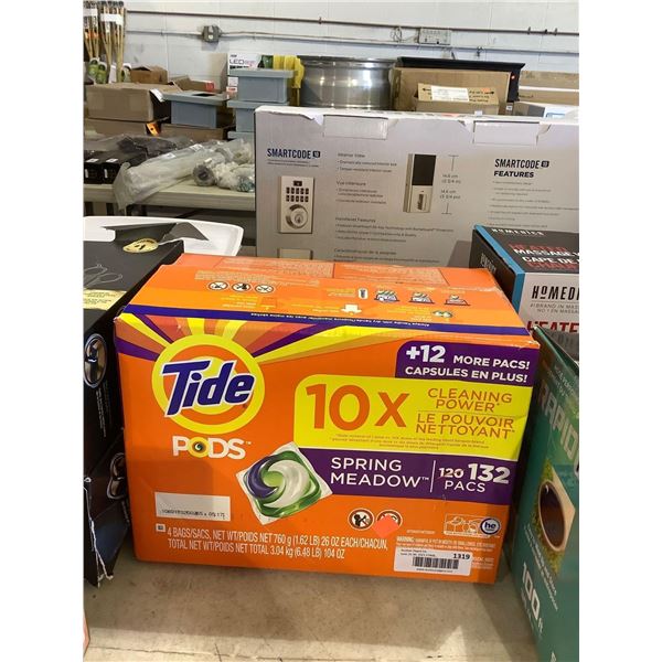 Case of Tide Pods Laundry Detergent Pacs 132-count